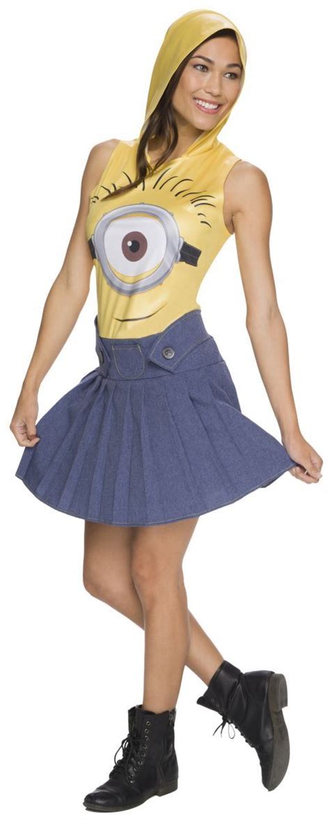 Adult Minions Women Hooded Costume 3499 The Costume Land