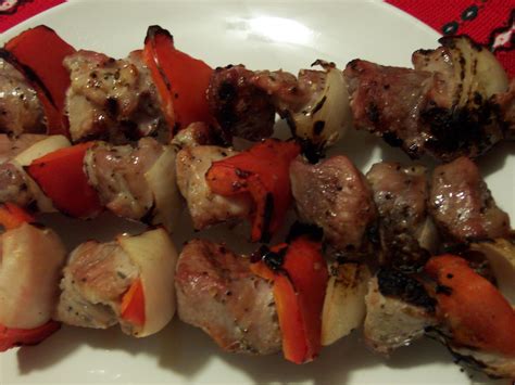 Eclectic Cuisine Pork Skewers Pork Shish Kebab