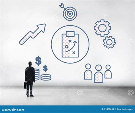 Strategy Business Brainstorming Graphic Concept Stock Image Image Of