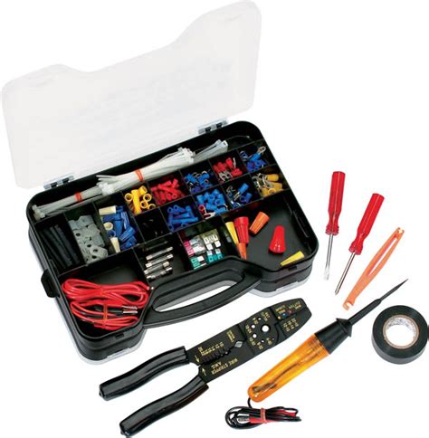 Electrical wiring tools and equipment. ATD-285 ATD 285 pc. Assorted Electrical Wire Terminal Repair Kit - tooldesk.com