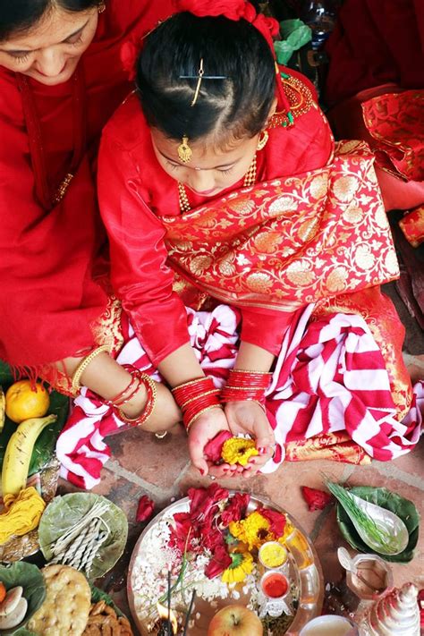 ehee newari ritual why nepali girls can be seen marrying fruit ⋆ full time explorer
