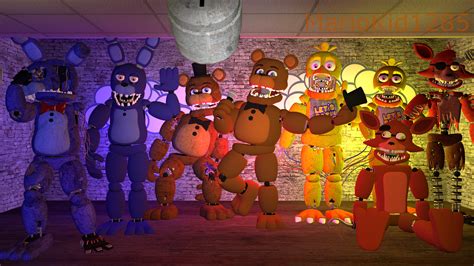 Sfm Withered And Unwithered By Mariokid1285 On Deviantart