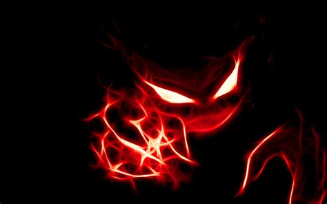 Awesome Red Haunter Wallpaper Pokemon