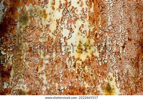 Metal Rust Peeling Paint On Old Stock Photo 2222665517 Shutterstock