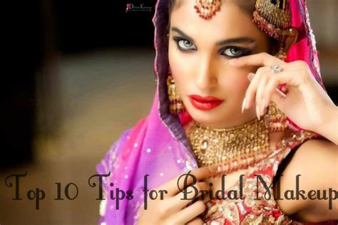 top 10 tips for bridal makeup and ideas for brides and girls
