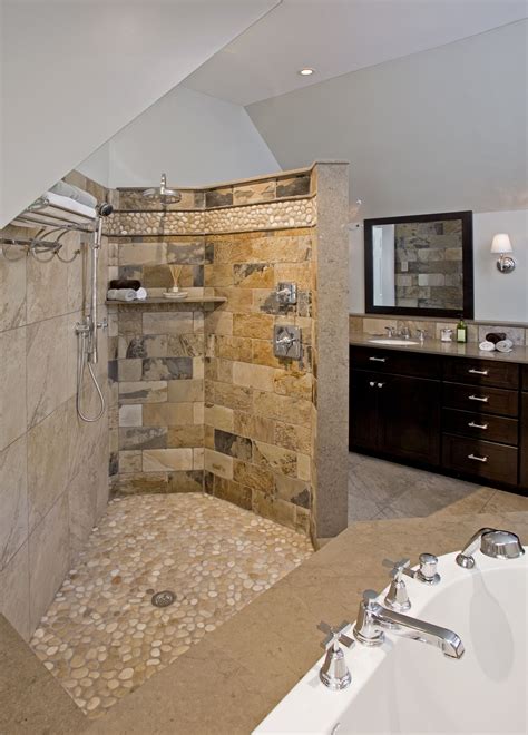 Bathroom Remodeling Ideas Spa Bathroom Design Open Showers Bathroom