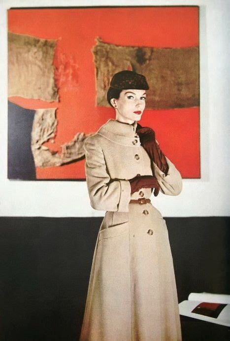 Louise Dahl Wolfe Coat Zelinka Matlick 1955 Vintage Outfits Vintage