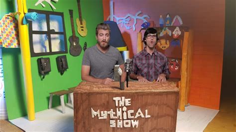 I Made Rhett And Links Mythical Show Set Out Of Paper Youtube
