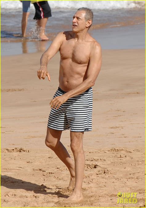 Jeff Goldblum S Shirtless Beach Body Is Far From Extinct At Photo
