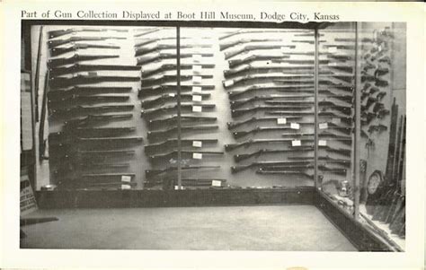 Part Of Gun Collection Displayed At Boot Hill Museum Dodge City Ks