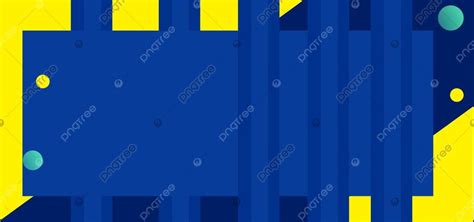 Blue Yellow Banner Background Design Yellow Background Background