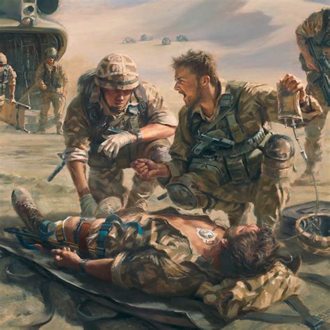 Battle Mist Military Artist Stuart Brown