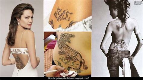 Angelina Jolie Tattoos In Wanted Tattoo Pictures Online