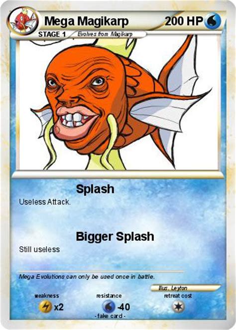 Pokémon Mega Magikarp 11 11 Splash My Pokemon Card