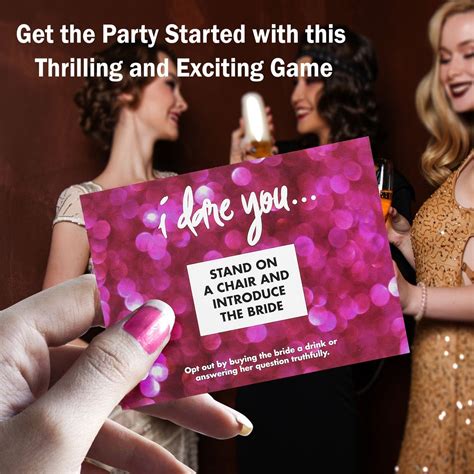 Dare Card Game Bachelorette Party Girls Night Out 24 Etsy