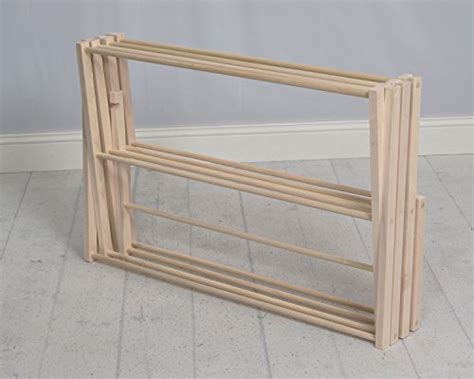Drying racks are made with 3/4 poplar with birch dowel rods. Pennsylvania Woodworks Extra Large Wooden Clothes Drying Rack