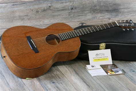2015 Martin Custom 12 Fret Natural Mahogany Acoustic Guitar Ohsc Lovies Guitars