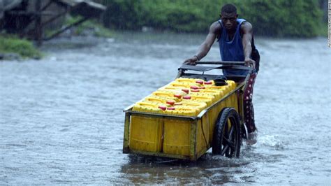 Lagos Floods Heavy Rain Storms Cause Chaos Cnn