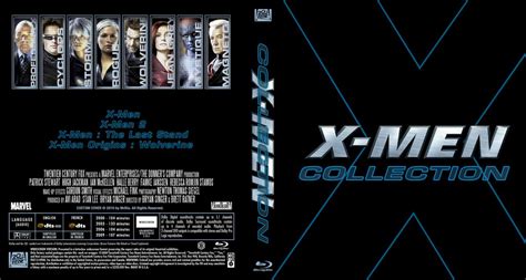 X Men Complete Collection Movie Blu Ray Scanned Covers X Men