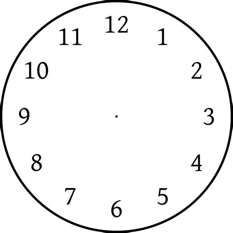 Clocks Clipart With No Hands Clipart Best