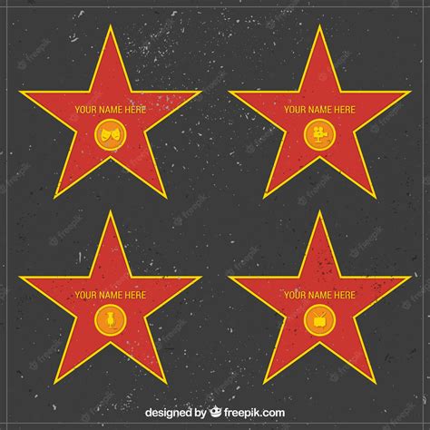 1800 Hollywood Star Illustrations Royalty Free Vector Graphics