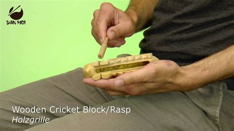 Wooden Cricket Blockrasp Percussion For Children Youtube