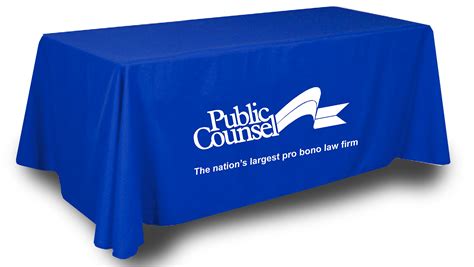 Стол с логотипом компании фото