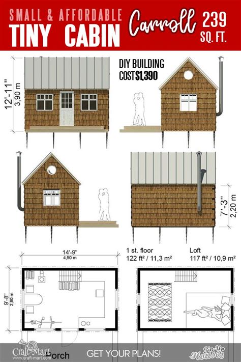 Basic Cabin Plans Cabin Plans With Loft Small Cabin Plans Cabin Plans
