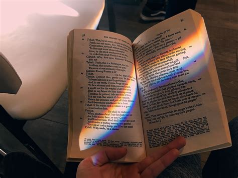 Rainbow Romeo And Juliet Book Reading Aesthetic Rainbow Aesthetic Book Aesthetic Book Worms