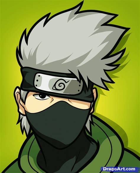 Kakashi Face Drawing Step By Step 101hannelore