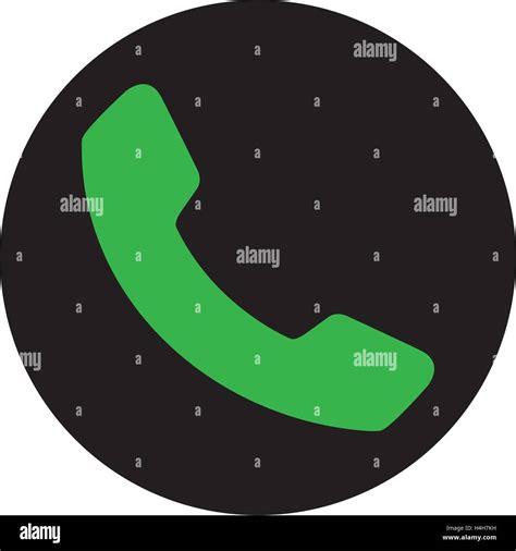 Green Phone Icon Design Eps 8 Supported Stock Vector Image And Art Alamy