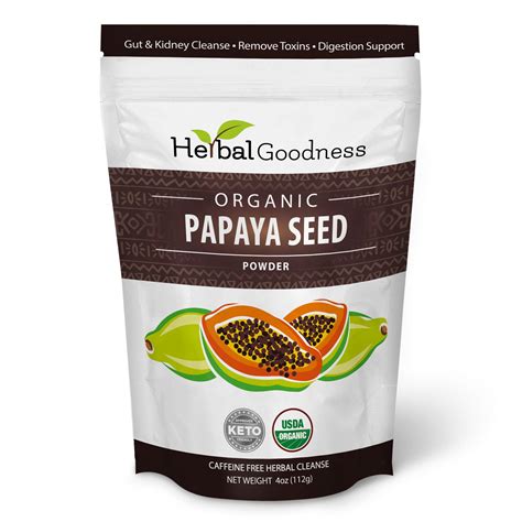 Papaya Seed Powder 100 Pure Usda Organic Non Gmo Verified Kosher