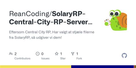 Github Reancodingsolaryrp Central City Rp Server Filer Eftersom