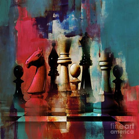 Chess Painting Painting By Gull G Pixels