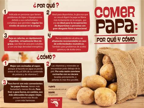 Los Beneficios De Comer Patatas Infografías Y Remedios