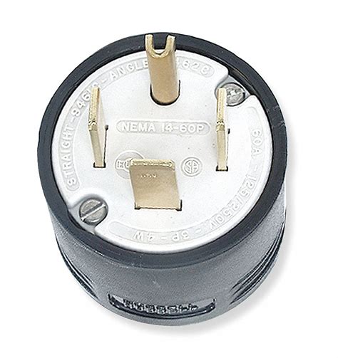 Hubbell Wiring Device Kellems 60a Industrial Grade Straight Blade Plug