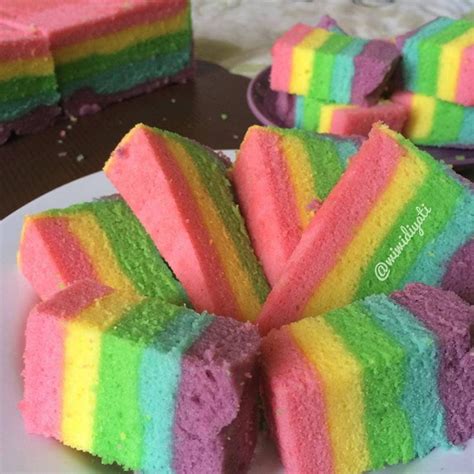 Resep Kue Steamed Rainbow Yang Cantik Dan Mudah Buatnya