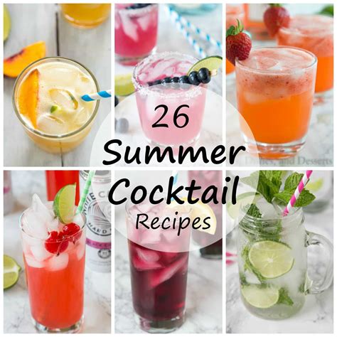 Summer Cocktail Recipes Dinners Dishes And Desserts