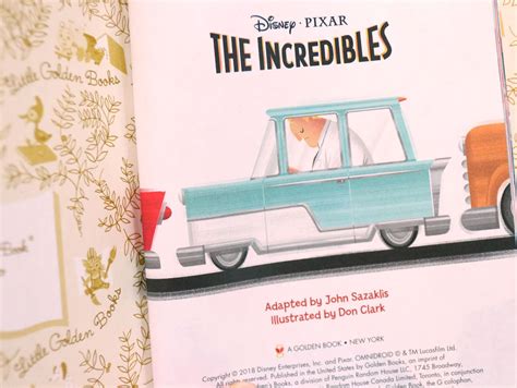 Dan The Pixar Fan The Incredibles Little Golden Book Review
