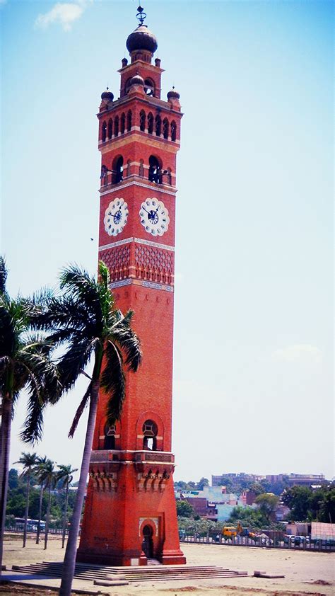 Husainabad Clock Tower Lucknow India Clock Tower India Vacation