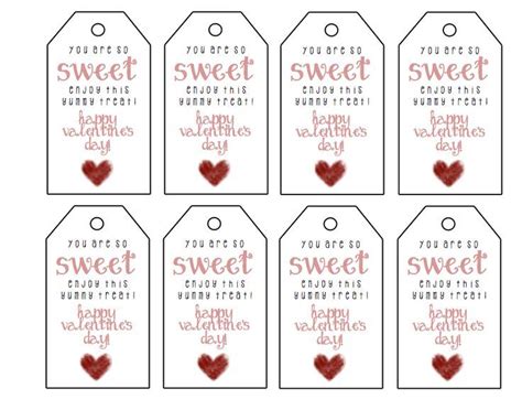 Valentine S Day Gift Tags Free Printable Web With These Free Printable