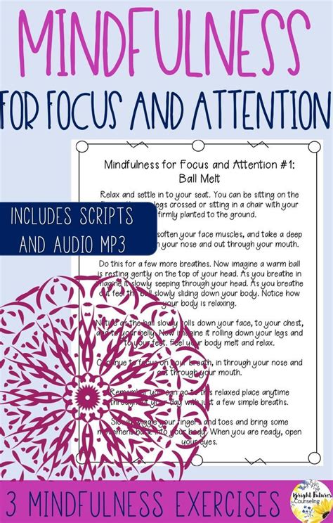 Mindfulness Focus And Attention Guided Meditations For Focus School