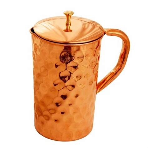 Indian Art Villa Copper Diamond Design Jug Pitcher Drinkware And Serveware At Rs 695 Copper