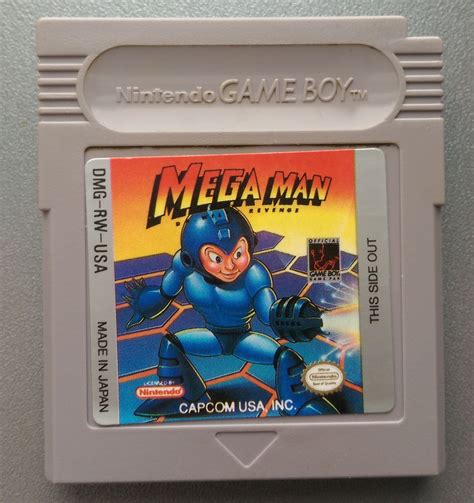 Mega Man Dr Wilys Revenge Usa Game Boy Hardware Database