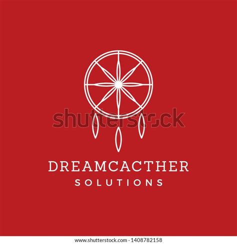 Dream Catcher Logo Design Inspiration Stock Vector Royalty Free