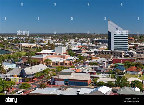 Cityscape Of Central Bunbury Western Australia Stock Photo Alamy