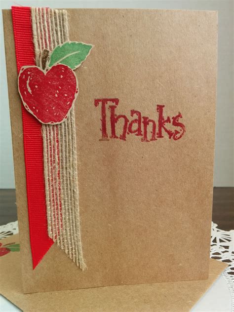 An Apple To Say Thanks To Your Teacher Teacher Appreciation Cards