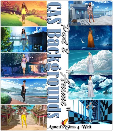 Cas Backgrounds Anime Part 2 At Annetts Sims 4 Welt Sims 4 Updates