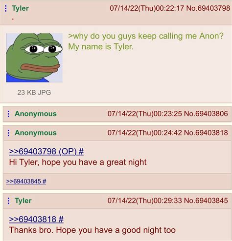 Anon Shares Some Info Greentext