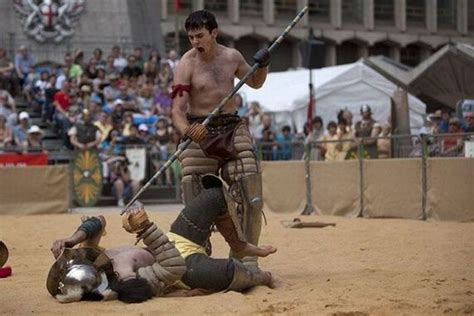 Gladiator Fighting In London Barnorama